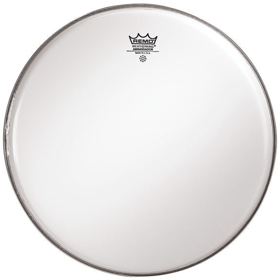 Remo BA-0212-00 - 12'' Ambassador,Smooth White Batter