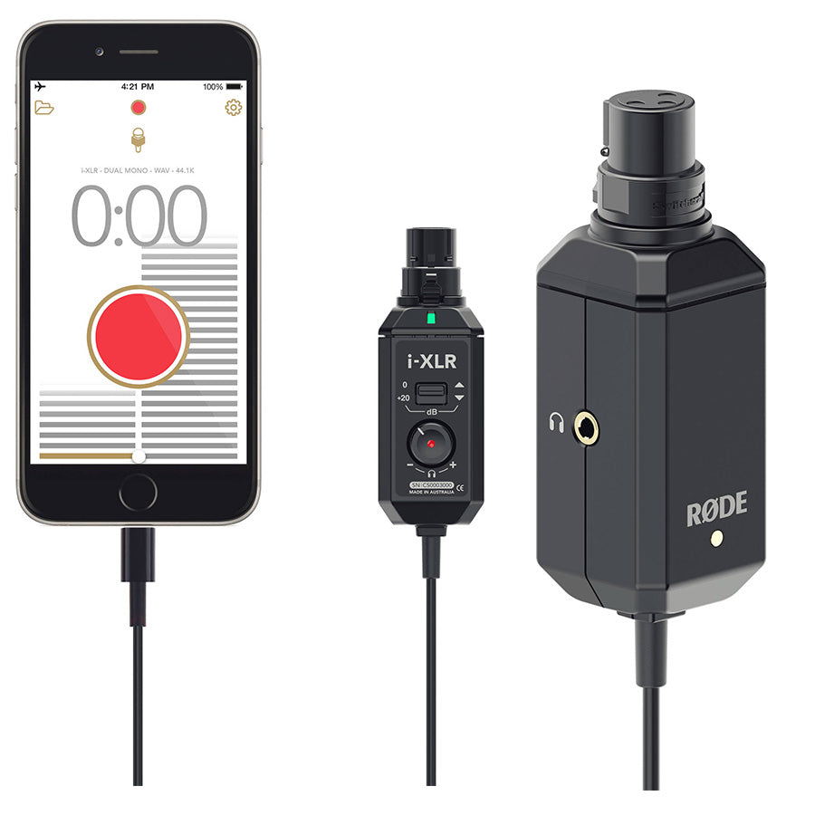 Rode Microphones i-XLR Digital XLR interface for iOS devices