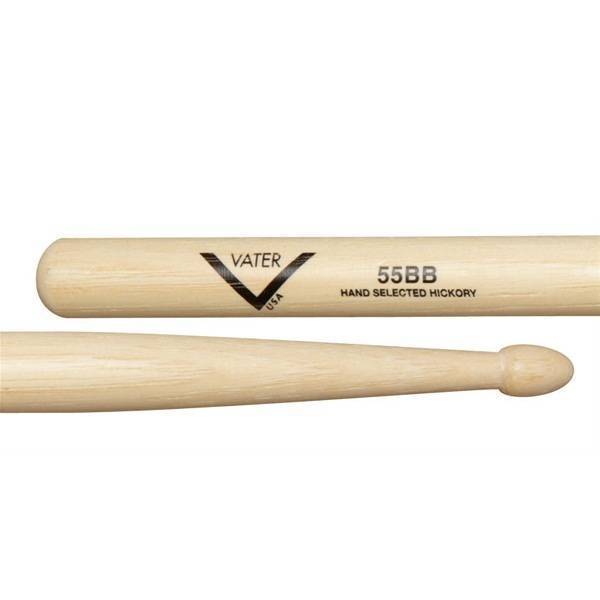 Vater VH55BB - Vater American Hickory 55BB Wood Tip Drumsticks