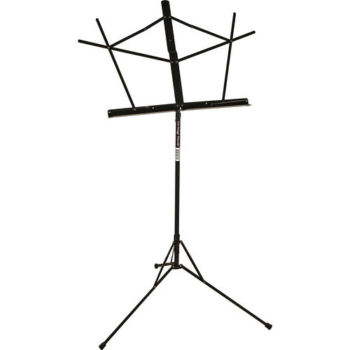 On-Stage-Stands SM7122BB - Compact Sheet Music Stand (Black, with Bag)