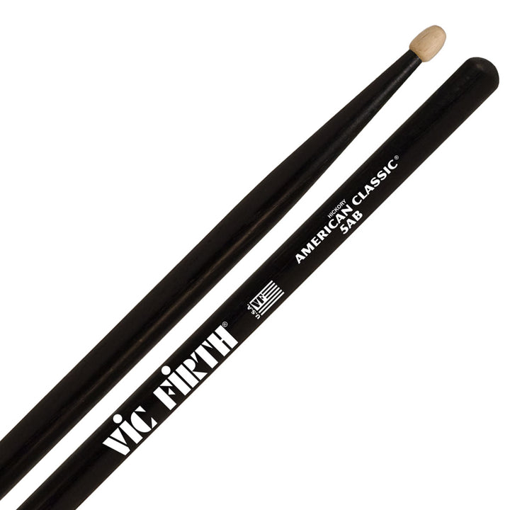 Vic Firth 5AB American Classic 5A Black Drumsticks