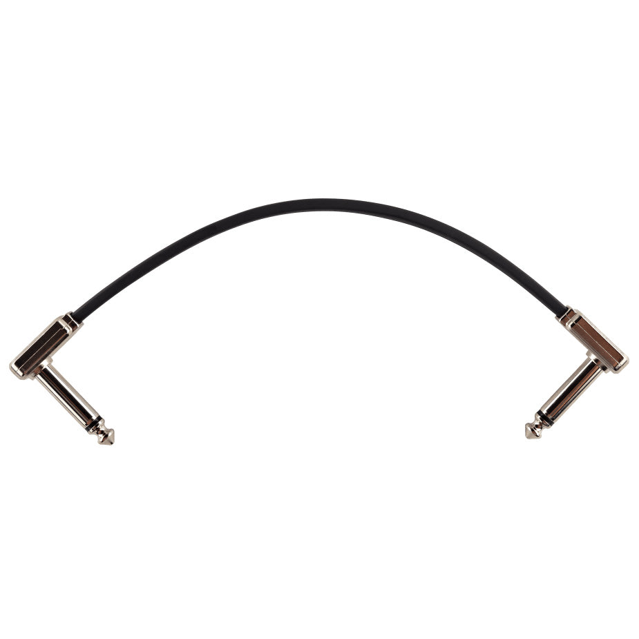 Ernie Ball Flat Ribbon Patch Cable (Single) Black - 6”