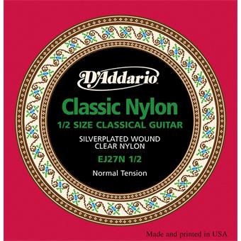 D'Addario EJ27N 1/2 - SET CLR/SILVER NORM 1/2 GTR