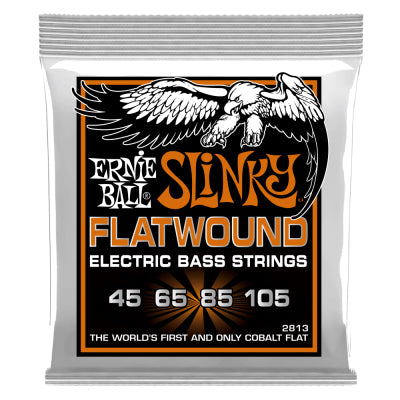 Ernie Ball 2813EB SLINKY FLATWOUND HYBRID 45–105