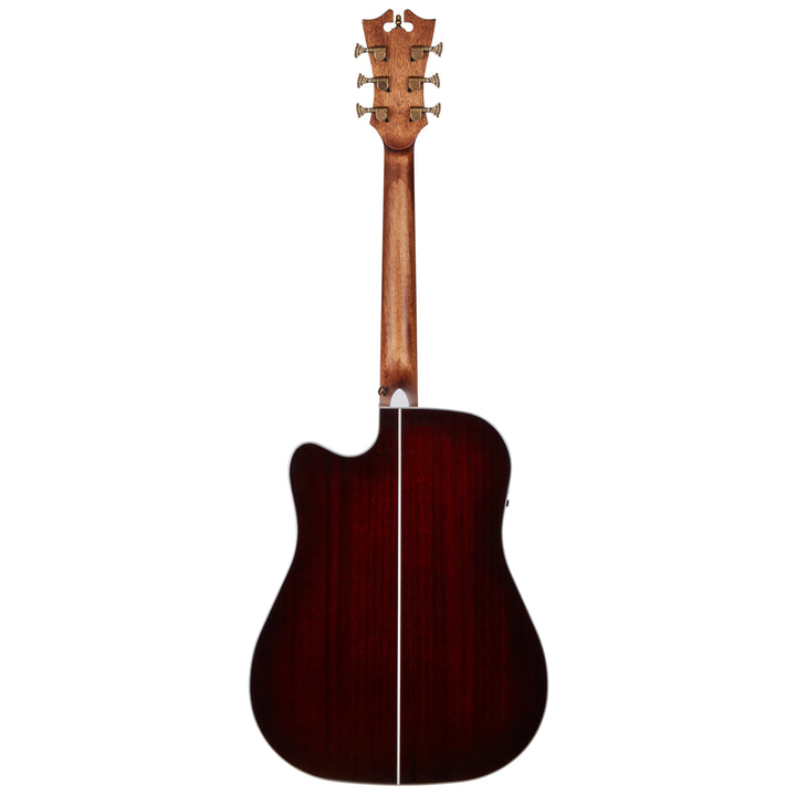 D'Angelico Premier Bowery Acoustic Guitar - Translucent Black Cherry Burst
