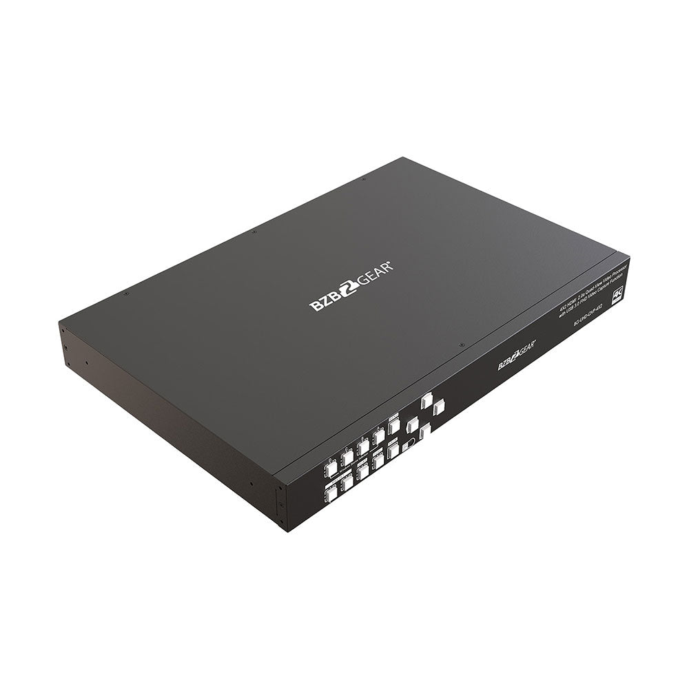 BZBGEAR - 4K/UHD 4X2 Seamless Multiviewer/Presentation Switcher/Scaler with USB Capture Card