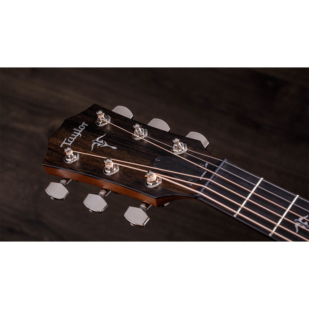 Taylor Guitars 512ce, West African Crelicam Ebony Fretboard, Expression System ® 2 Electronics, Venetian Cutaway with Taylor Deluxe Hardshell Brown Case