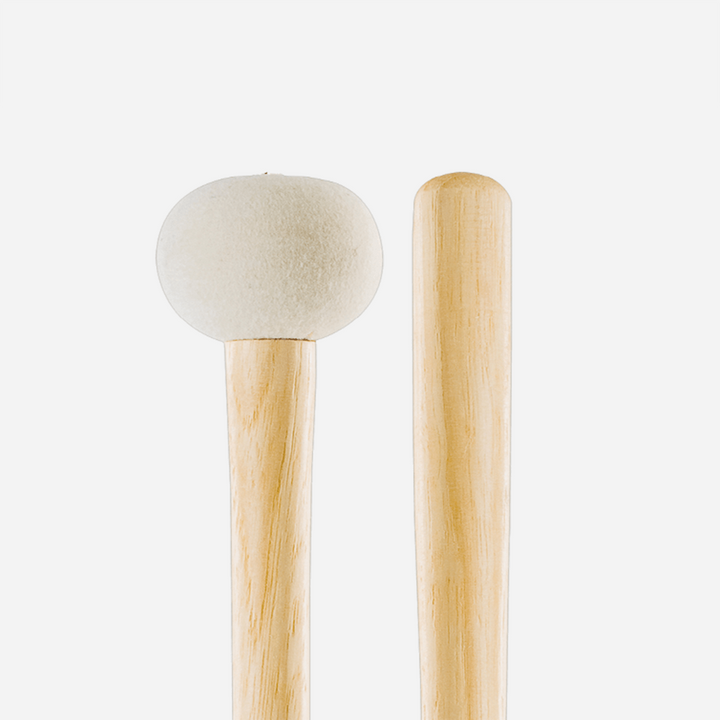 Promark PSMB3 -Promark Performer Series Medium Hard Felt Marching Bass Drum Mallets