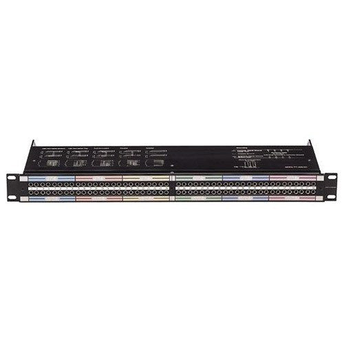 Neutrik NPPA-TT-PT-HNT - 2 x 48 TT Bantam Patch Bay Half Norm Top Row - Push Term