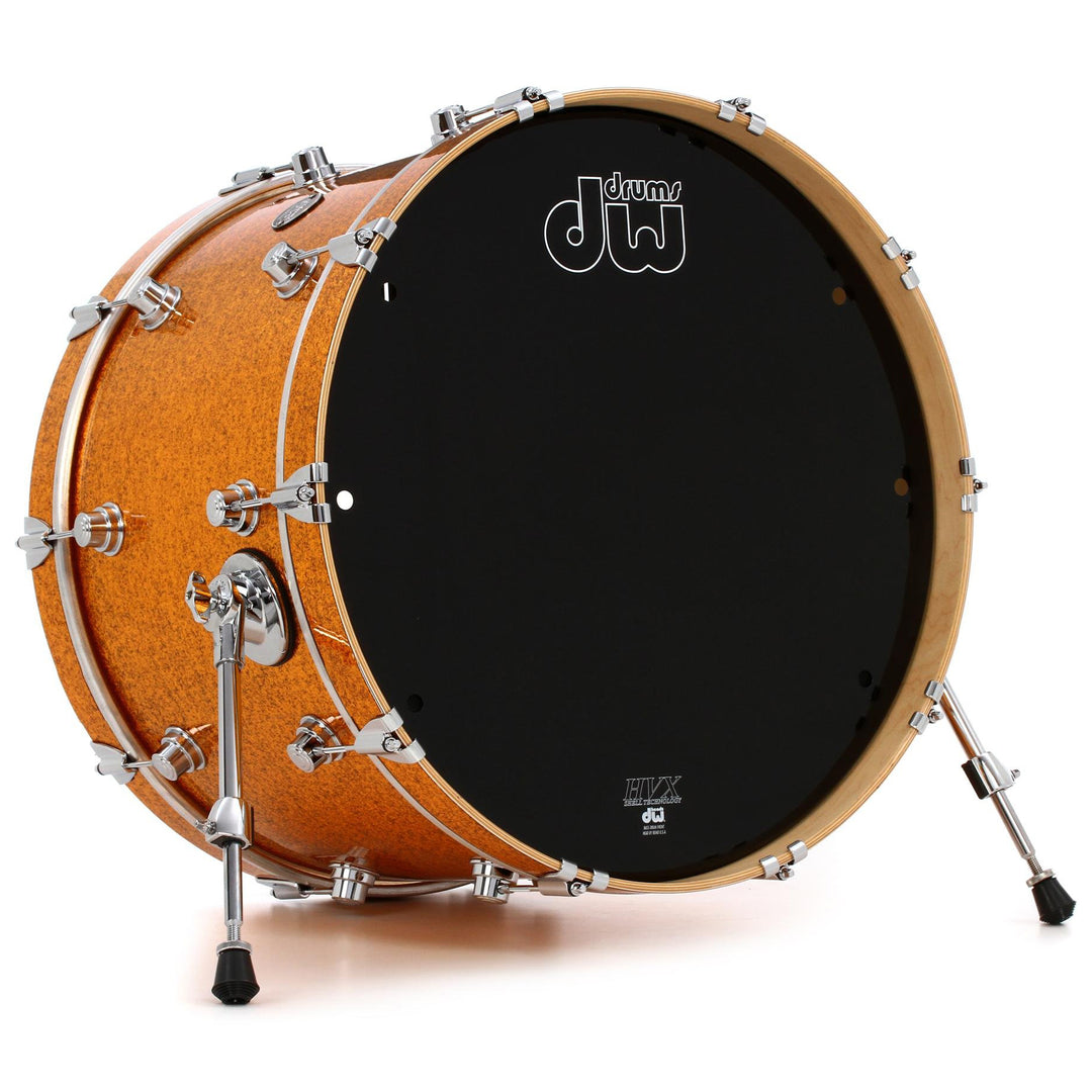 DW Performance Series Bass Drum 14x22 Finish Ply - Gold Sparkle