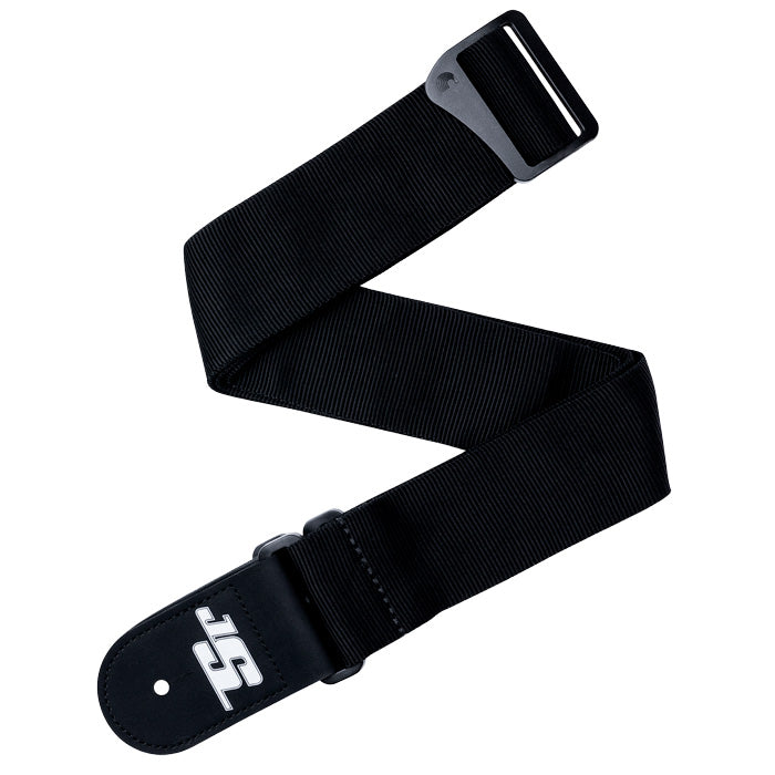D'Addario Joe Satriani Woven Swivel Guitar Strap - Black Nylon