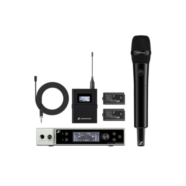 Sennheiser EW-DX MKE 2 + 835-S Digital wireless lavalier/handheld Set.