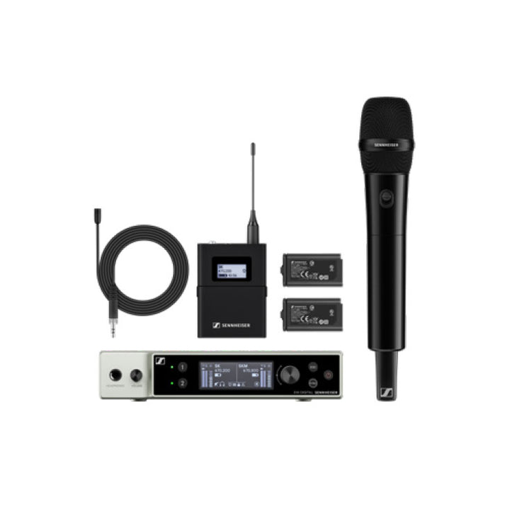 Sennheiser EW-DX MKE 2 + 835-S Digital wireless lavalier/handheld Set.