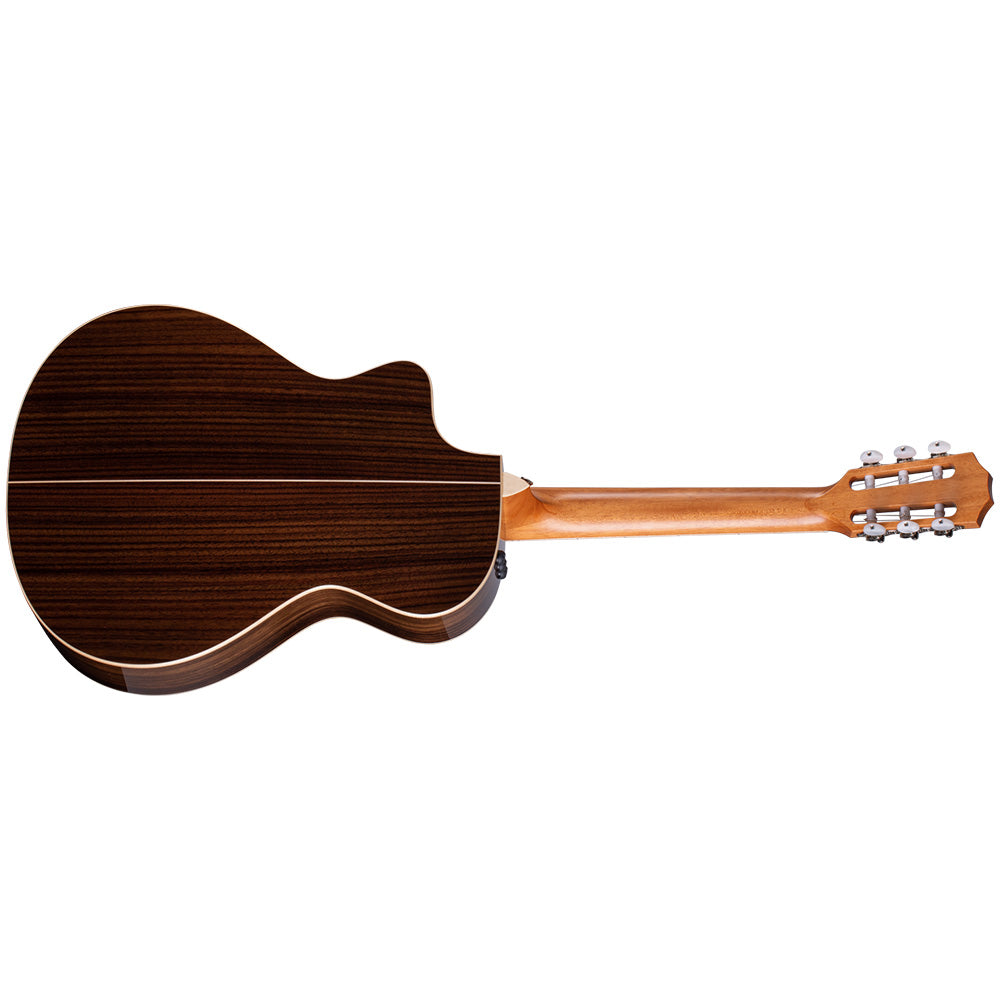 Taylor Guitars 812ce-N, Indian Rosewood Back and Sides, Ebony Fretboard, ES-N ® Electronics, Soft Cutaway with Taylor Deluxe Hardshell Brown Case