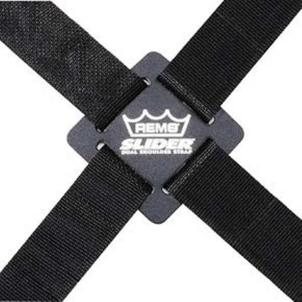 Remo 18-5044-70 - Dual Slider 110'' Strap for DJEMBE (Black)