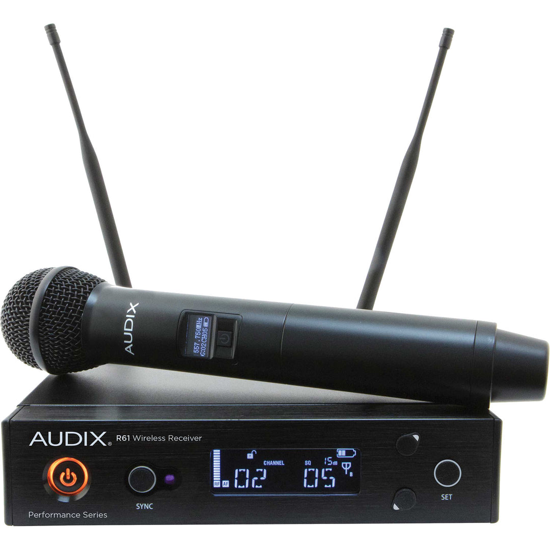 Audix AP61 OM5 Handheld True-Diversity Wireless Microphone System (A: 522 MHz – 586 MHz)