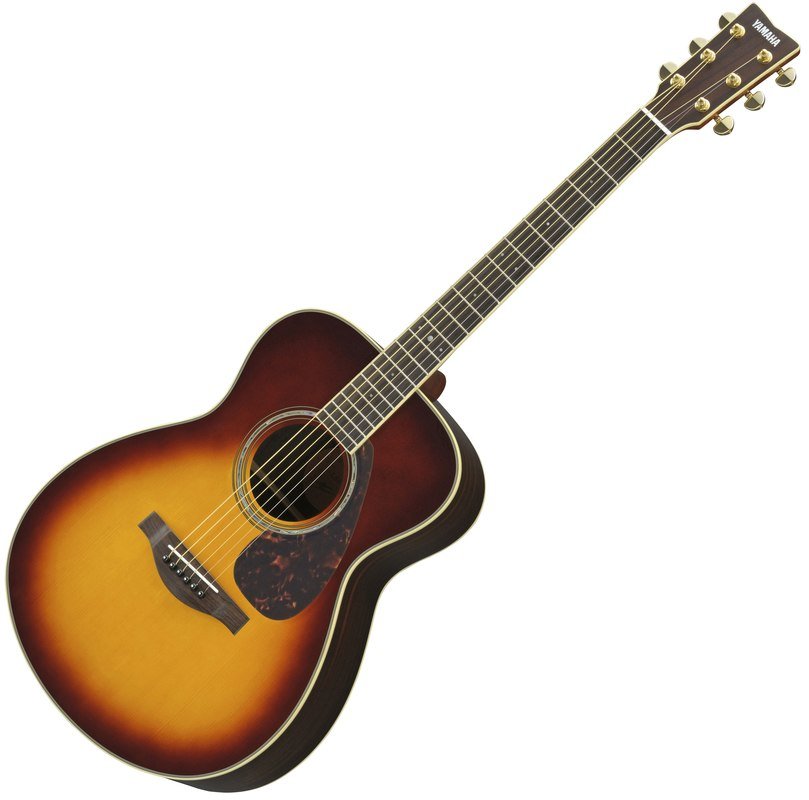 Yamaha LS6ARE BS 6-String RH LS6ARE Acoustic-Electric Guitar – Brown Sunburst w/ Case