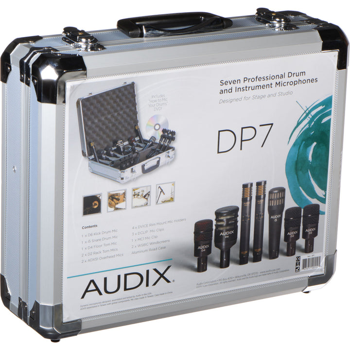 Audix DP7 Drum Microphone Package for 7-Piece Kit