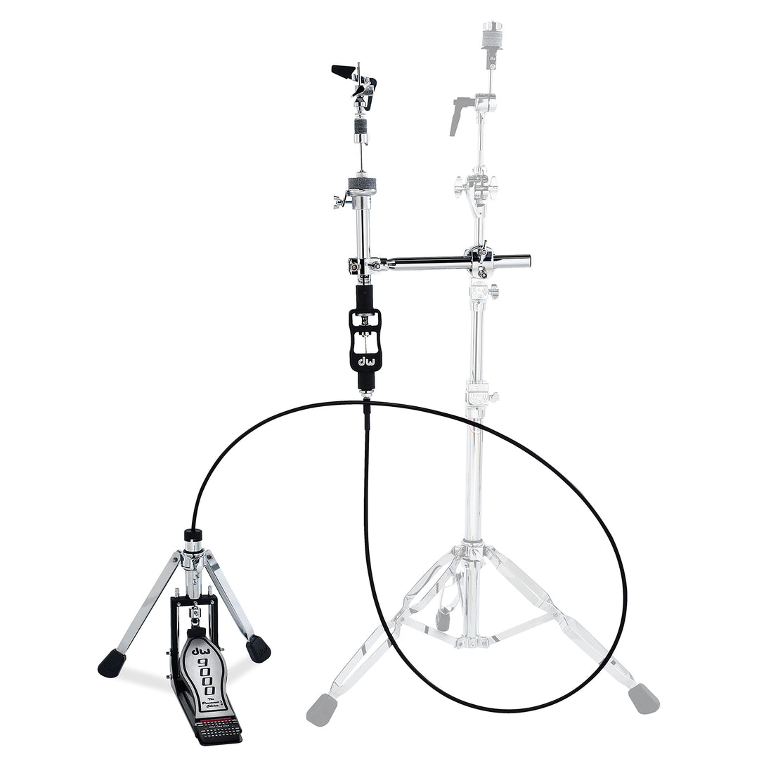 DW CP9502LB8 9000 Series Remote Cable Hi-Hat Stand w/ MG-1, MG-2, 505 and Bag - 8ft