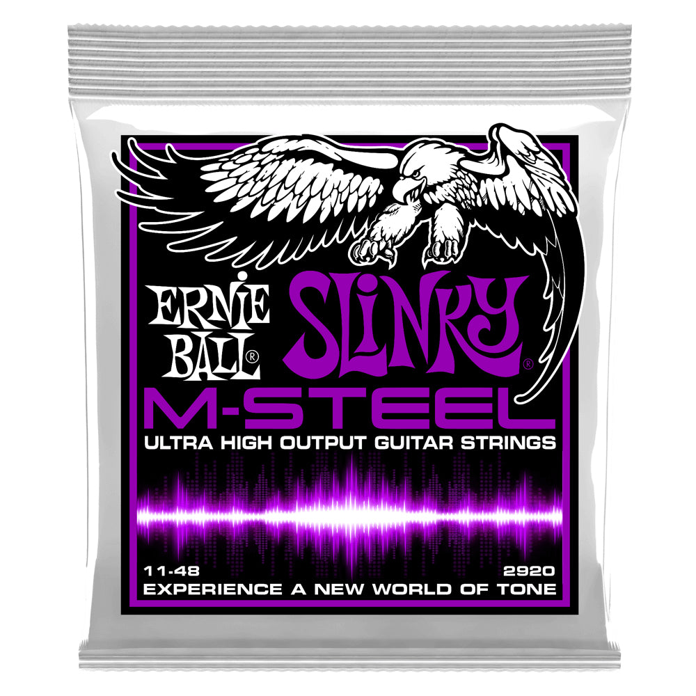 Ernie Ball 2920EB M-STEEL SLINKY POWER 11-48