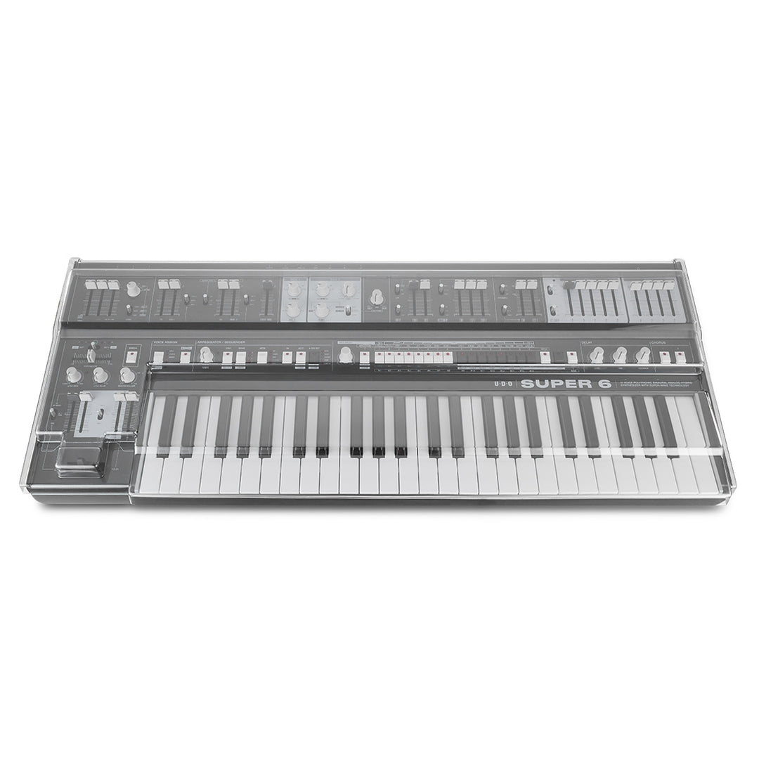 Decksaver Dust Cover for Udo Super 6 Keyboard Synth