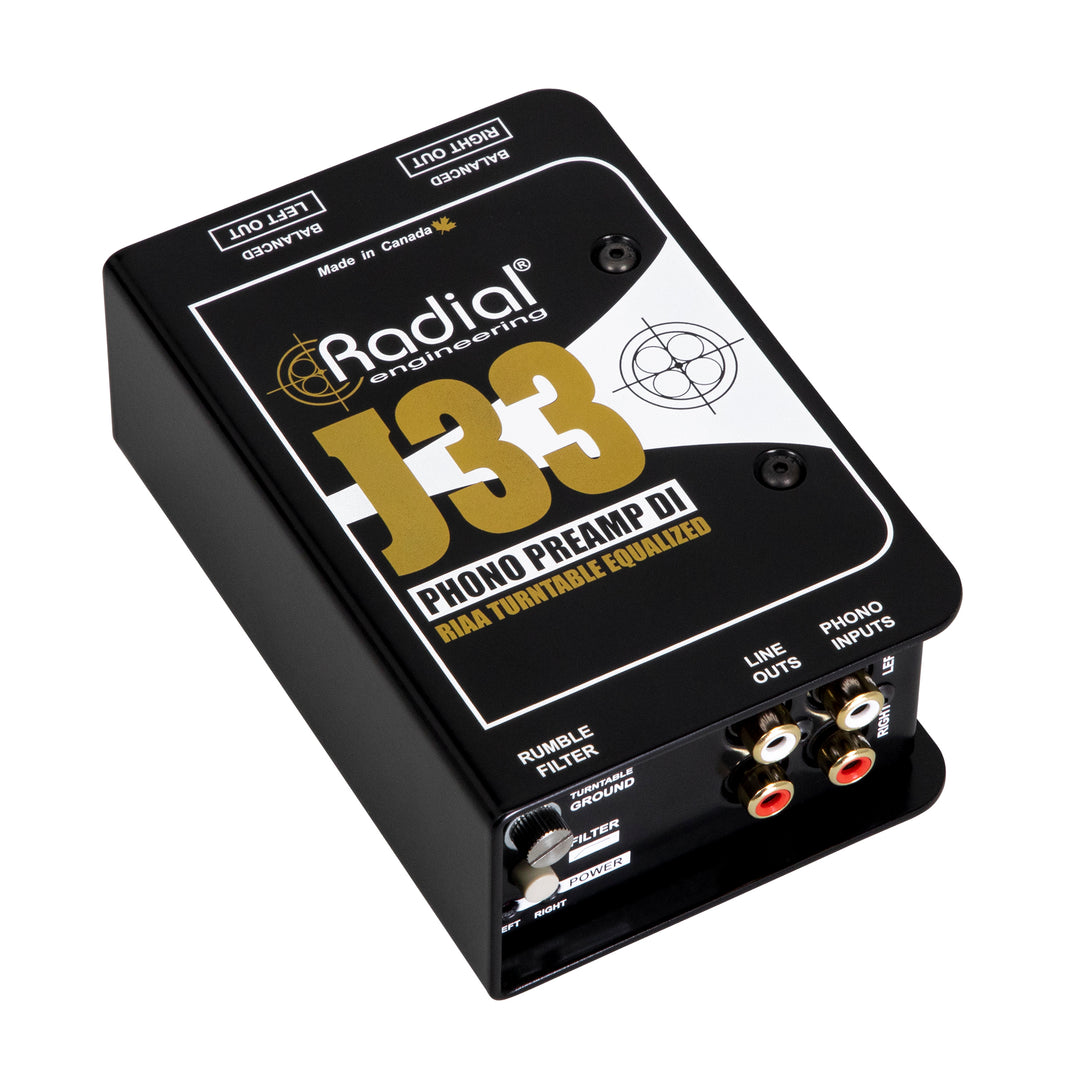 Radial J33- Turntable Preamp and Direct Box