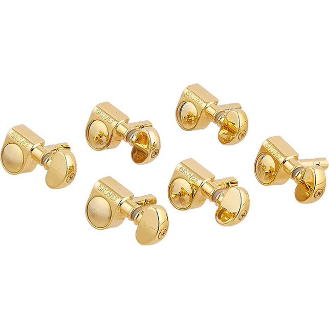 Gibson Set of 6 Grover Machine Heads - gold