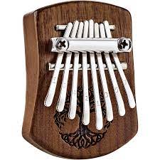 Meinl KL801TOL- Meinl Sonic Energy Mini Kalimba, 8 Note, Black Walnut, Tree of Life
