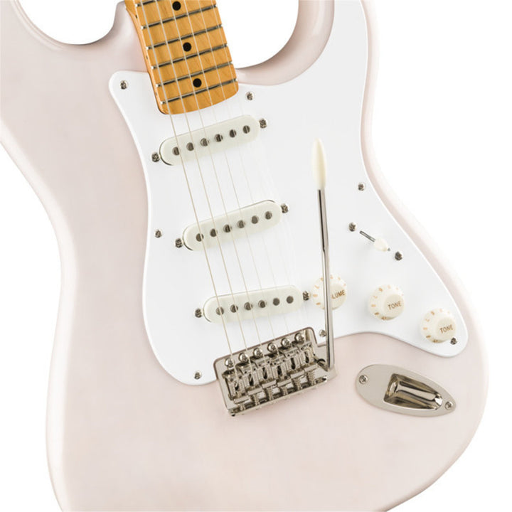 Squier Classic Vibe '50s Stratocaster Maple Fingerboard Electric Guitar - White Blonde
