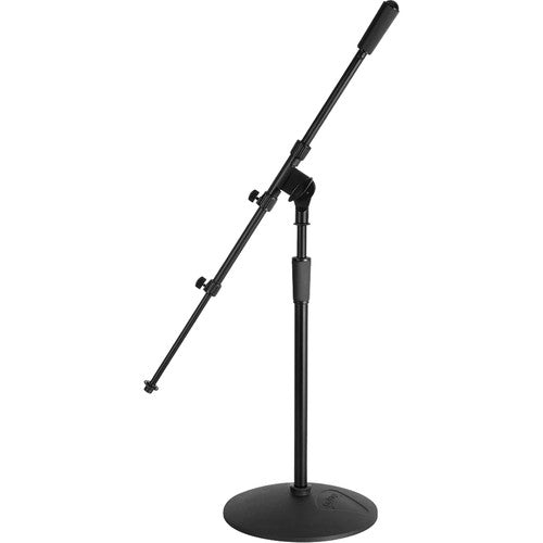 On-Stage MS9417 - Pro Kick/Amp Mic Stand with Telescoping Shaft and Adjustable Boom (Height: 17 to 28.5'')