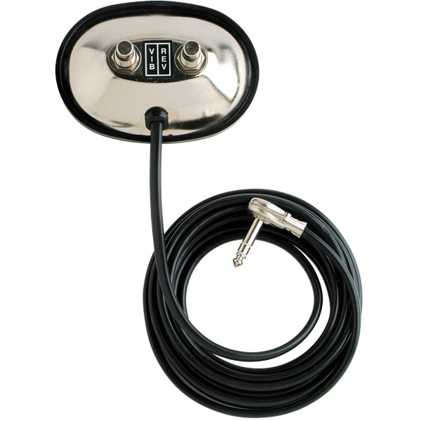 Fender Amp Footswitch 2-Button Vibrato-Reverb Vintage Style Pedal - 1/4” Jacks