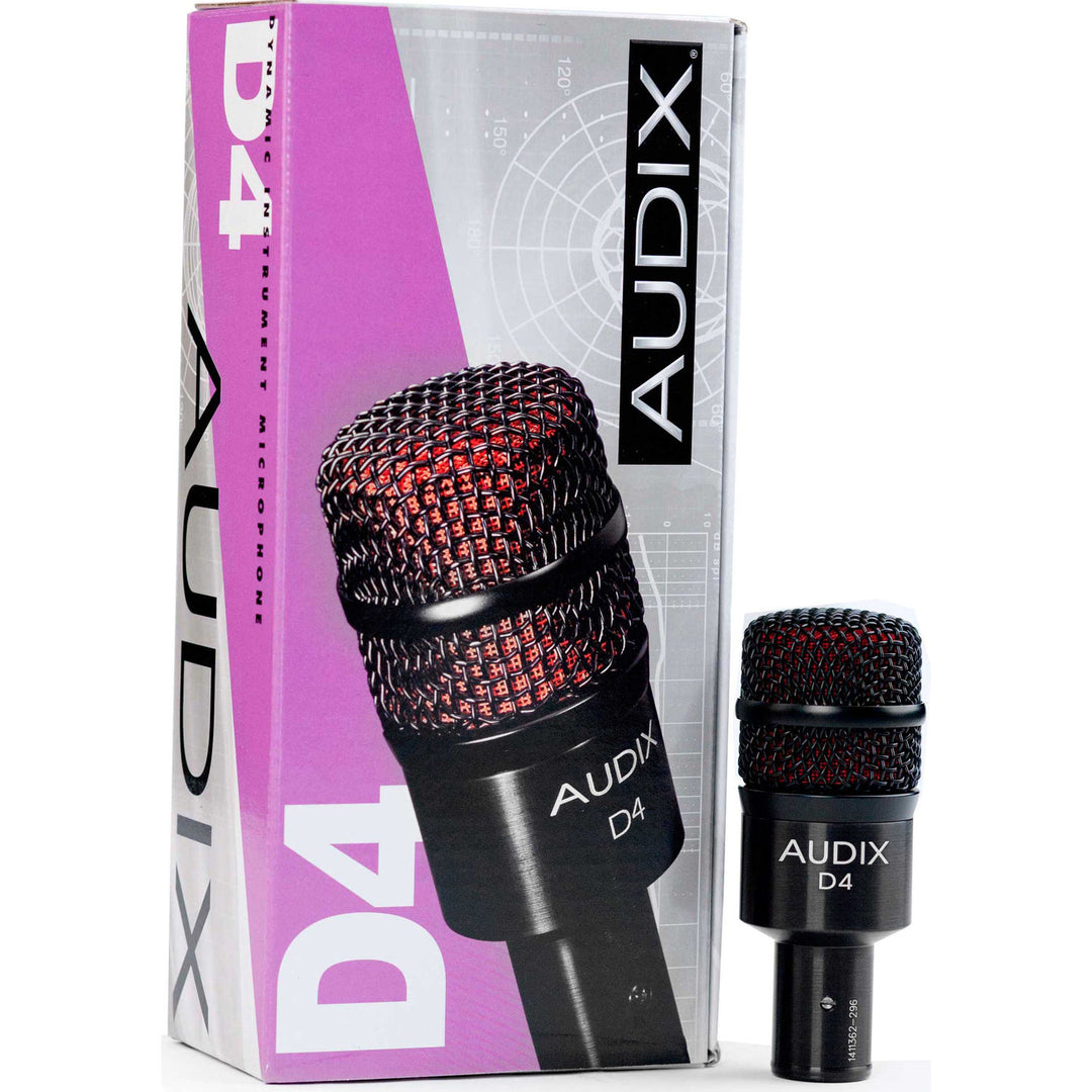 Audix D4-ADX Hypercardioid VLM Type D capsule, 40 Hz – 18 kHz