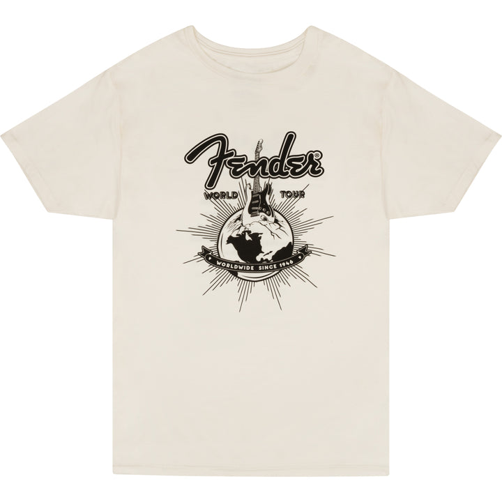 Fender World Tour T-Shirt (Vintage White)