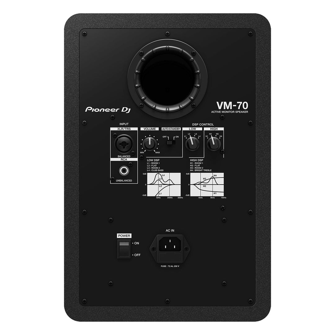 Pioneer DJ VM-70 Active Studio Reference Monitor Black - 6.5”