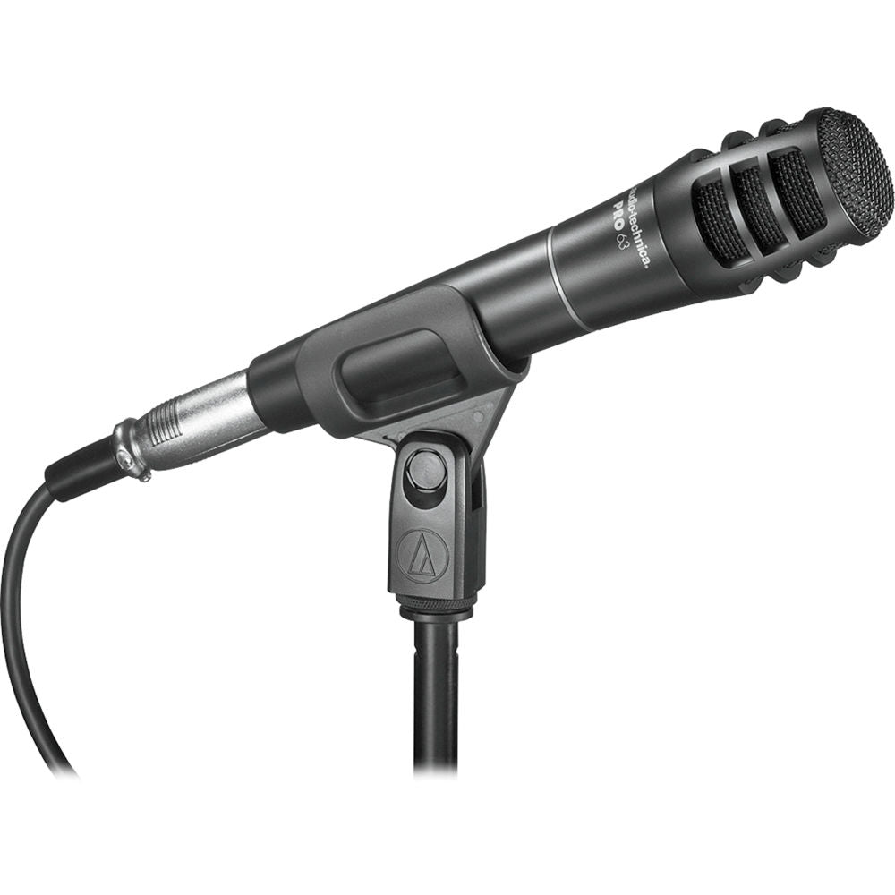 Audio-Technica PRO 63 Cardioid Dynamic Instrument Microphone w/ 15’ XLR Cable