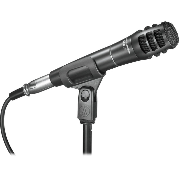 Audio-Technica PRO 63 Cardioid Dynamic Instrument Microphone w/ 15’ XLR Cable