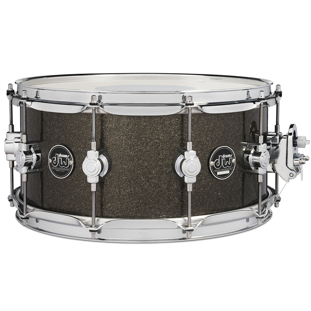 DW Performance Series Snare Drum 6.5x14 Finish Ply - Pewter Sparkle