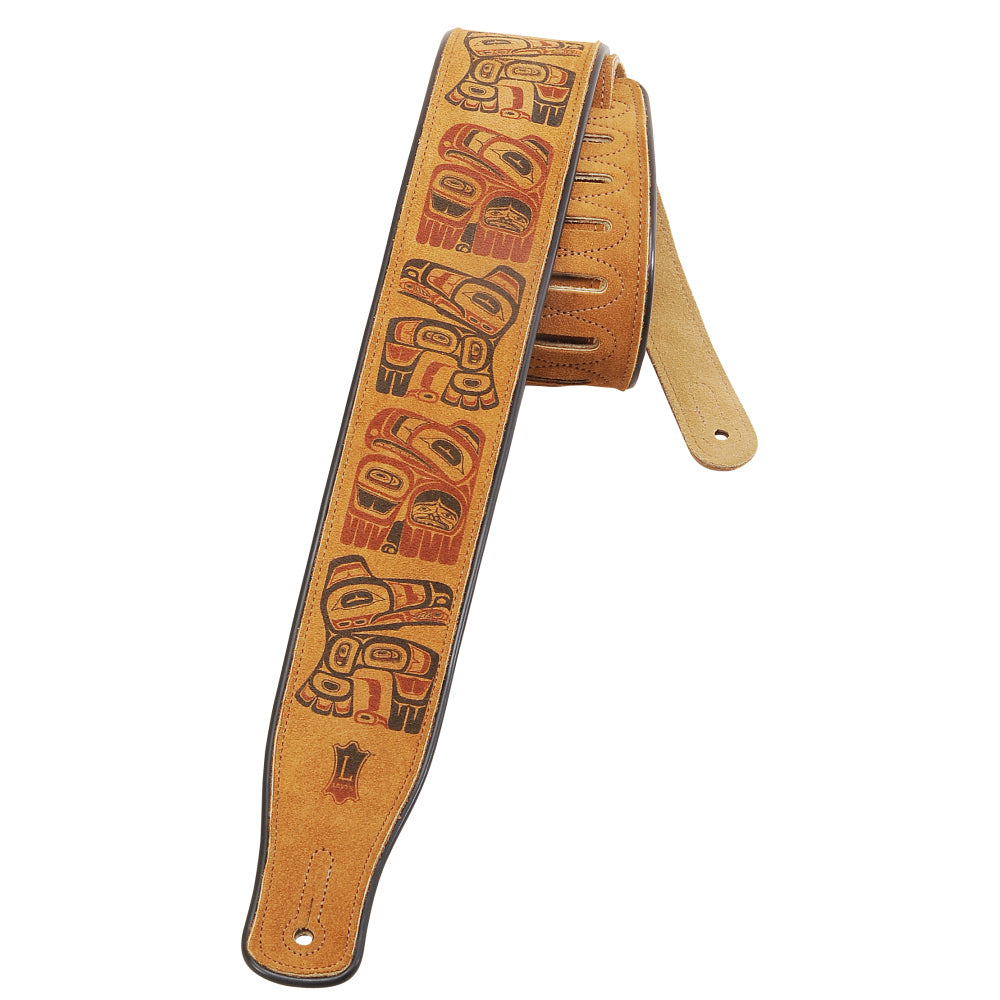 Levy's MSS3PHG-HNY Suede Leather Guitar Straps