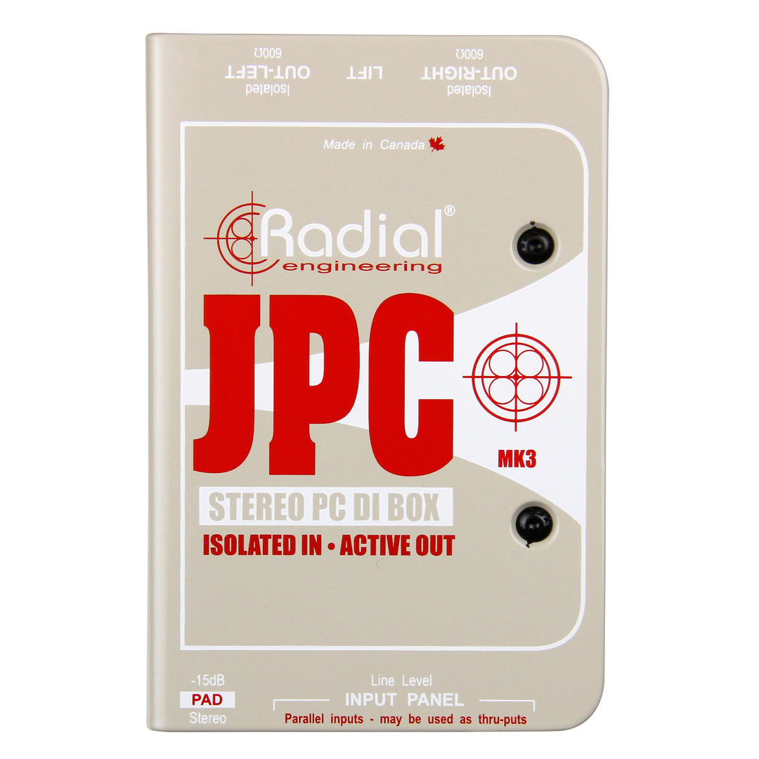 Radial JPC - Stereo PC-AV Active Direct Box