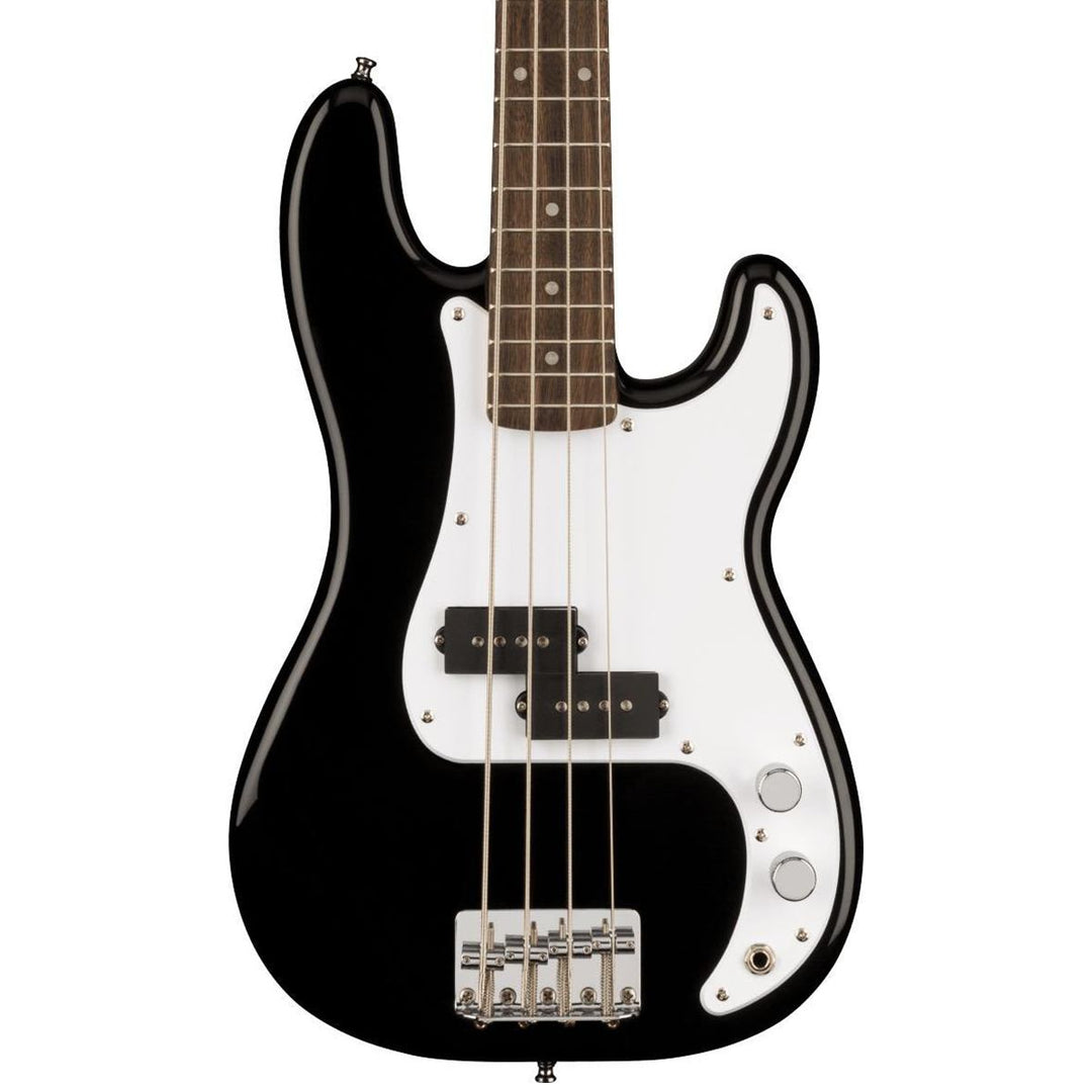 Squier Mini Precision Bass Laurel Fingerboard Electric Bass Guitar - Black