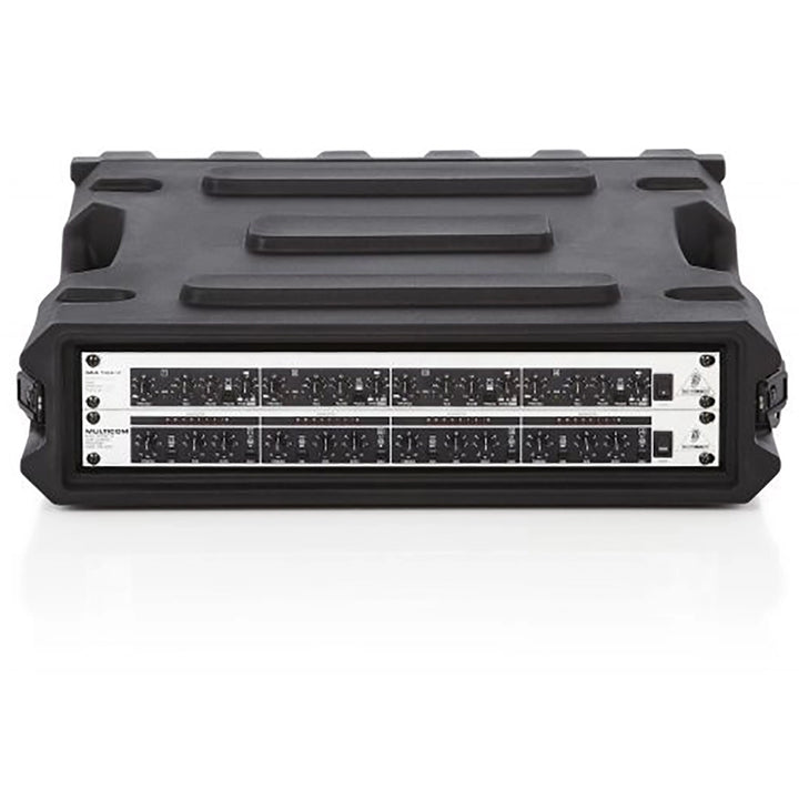 Gator G-PRO-2U-19 2 Space Rotationally Molded Rack Case, 19” Deep