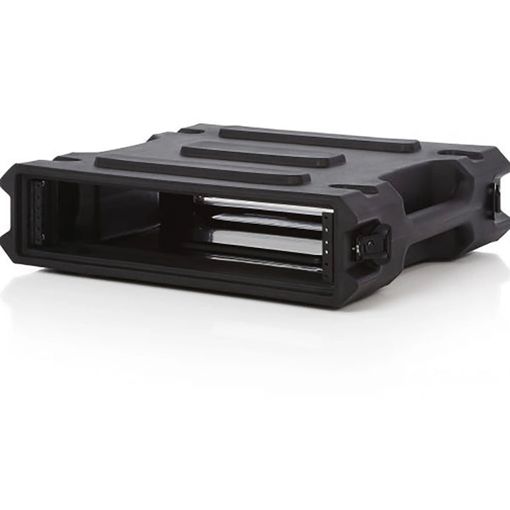 Gator G-PRO-2U-19 2 Space Rotationally Molded Rack Case, 19” Deep