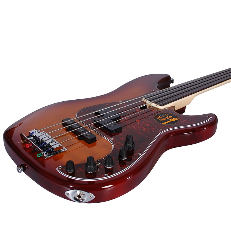 Sire Marcus Miller P7 Alder 4-String 2nd Gen Fretless Bass Guitar (Tobacco Sunburst)