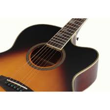 Sire Larry Carlton A4 Grand Auditorium Cutaway SIB Acoustic Guitar - Vintage Sunburst Gloss