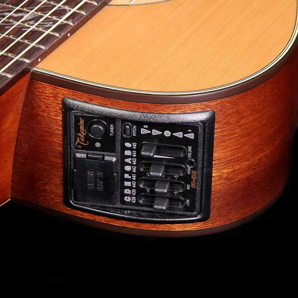 Takamine EF360GF Pro Series Glenn Frey Dreadnought Acoustic Electric Guitar - Natural w/ Case