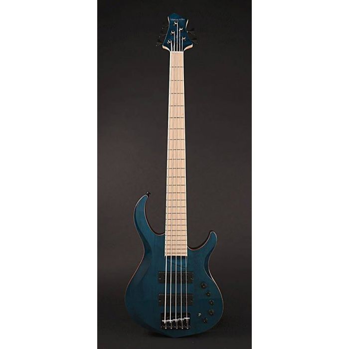 Sire Marcus Miller M2 5-String 2nd Gen Electric Bass Guitar (Transparent Blue)