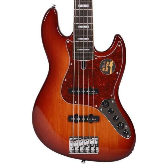 Sire Marcus Miller V7 Alder 5-String 2nd Gen Electric Bass Guitar (Tobacco Sunburst)