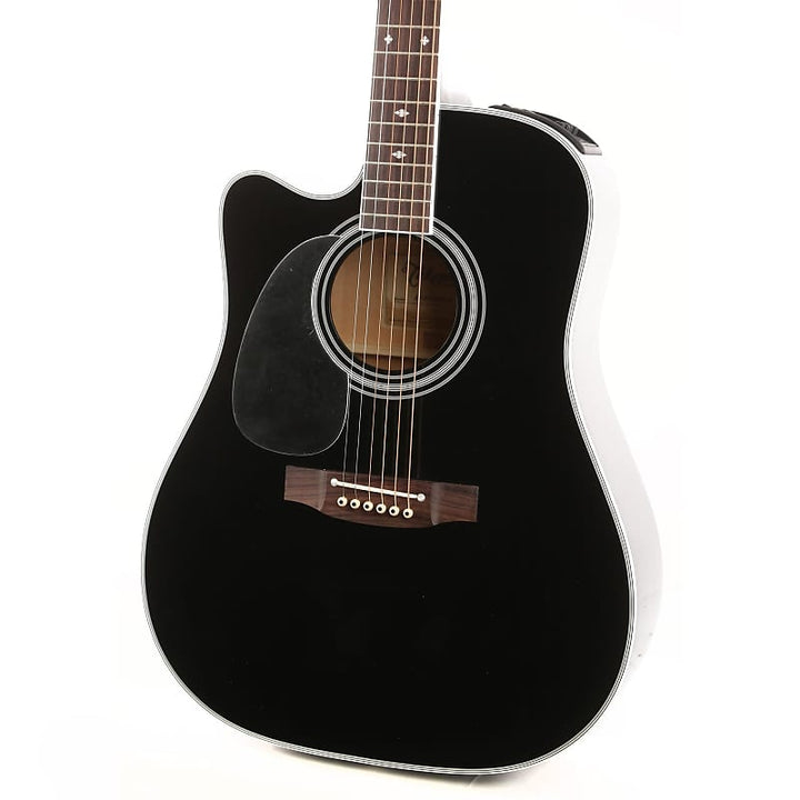 Takamine EF341SC-LH Pro Series Dreadnought Acoustic Electric Guitar Left Handed - Black, w/ Case