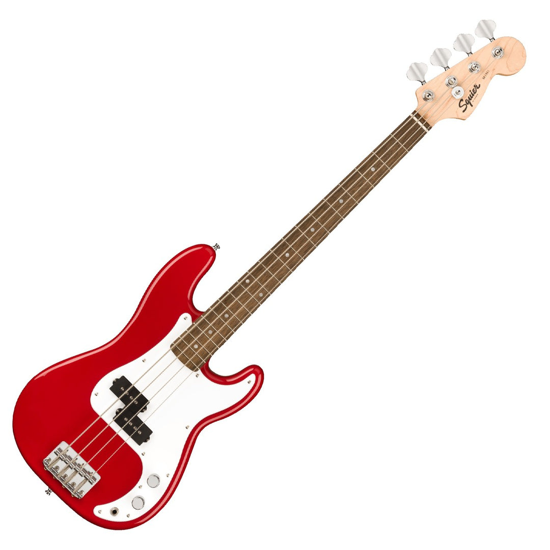 Squier Mini Precision Bass Laurel Fingerboard Electric Bass Guitar - Dakota Red