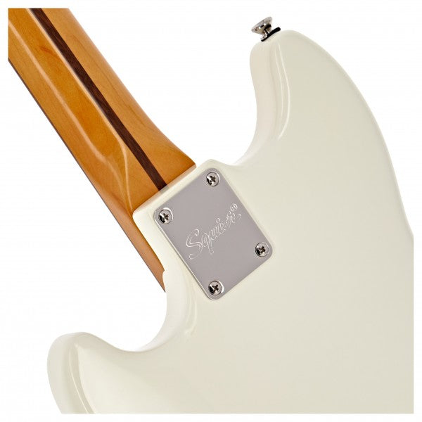 Squier Classic Vibe '60s Mustang Bass Laurel Fingerboard Electric Bass Guitar - Olympic White